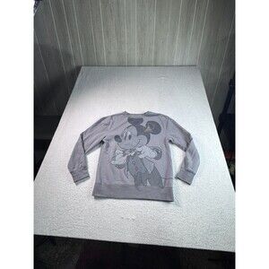Disney Mickey Mouse 50th Anniversary WDW Gray Sweatshirt Pullover Adult S